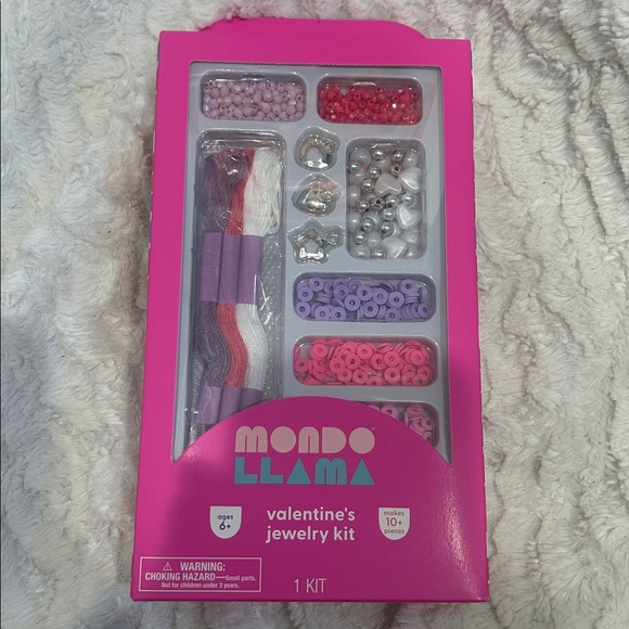 Swiftie Starter Valentine Jewelry Kit friendship charm bracelet kit pink/purple - Picture 1 of 5